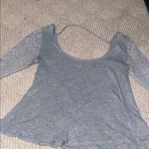 Lacey sleeve Hollister blouse